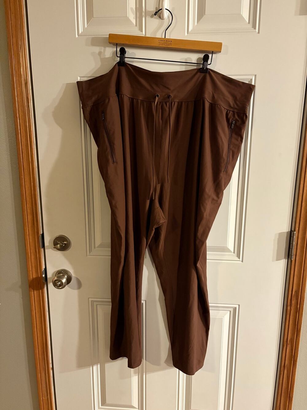 Old Navy Active PowerSoft High-Rise Pocket Joggers Brown 4X Go-Dry Pants